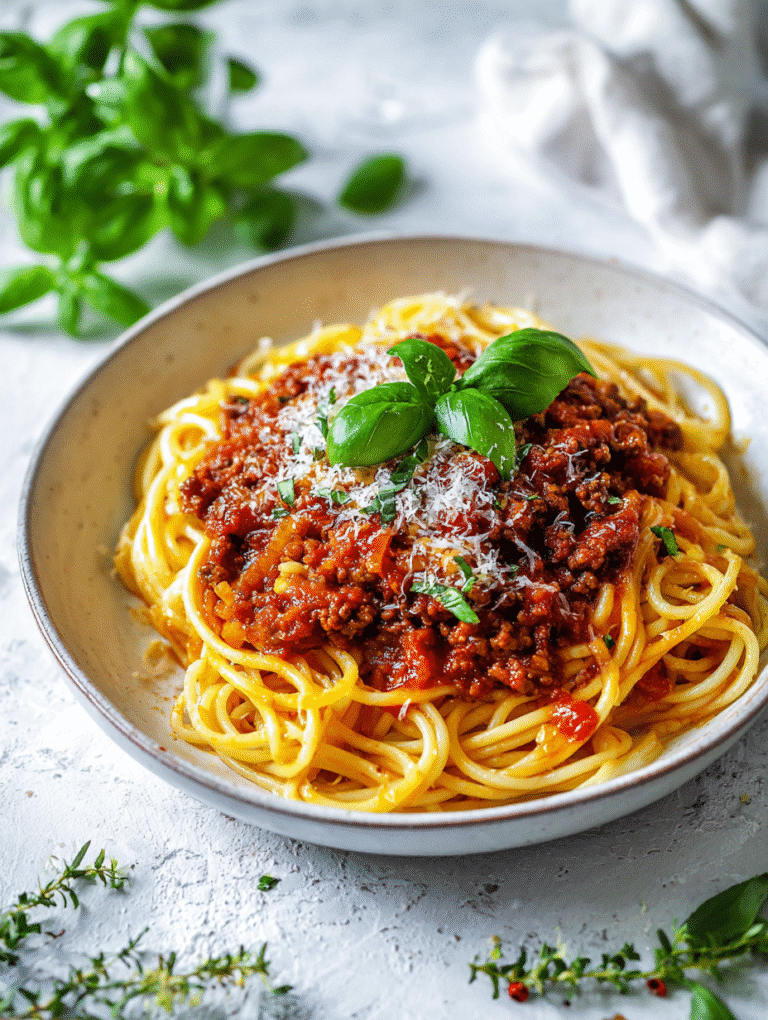 Gluten free spaghetti bolognese recipe