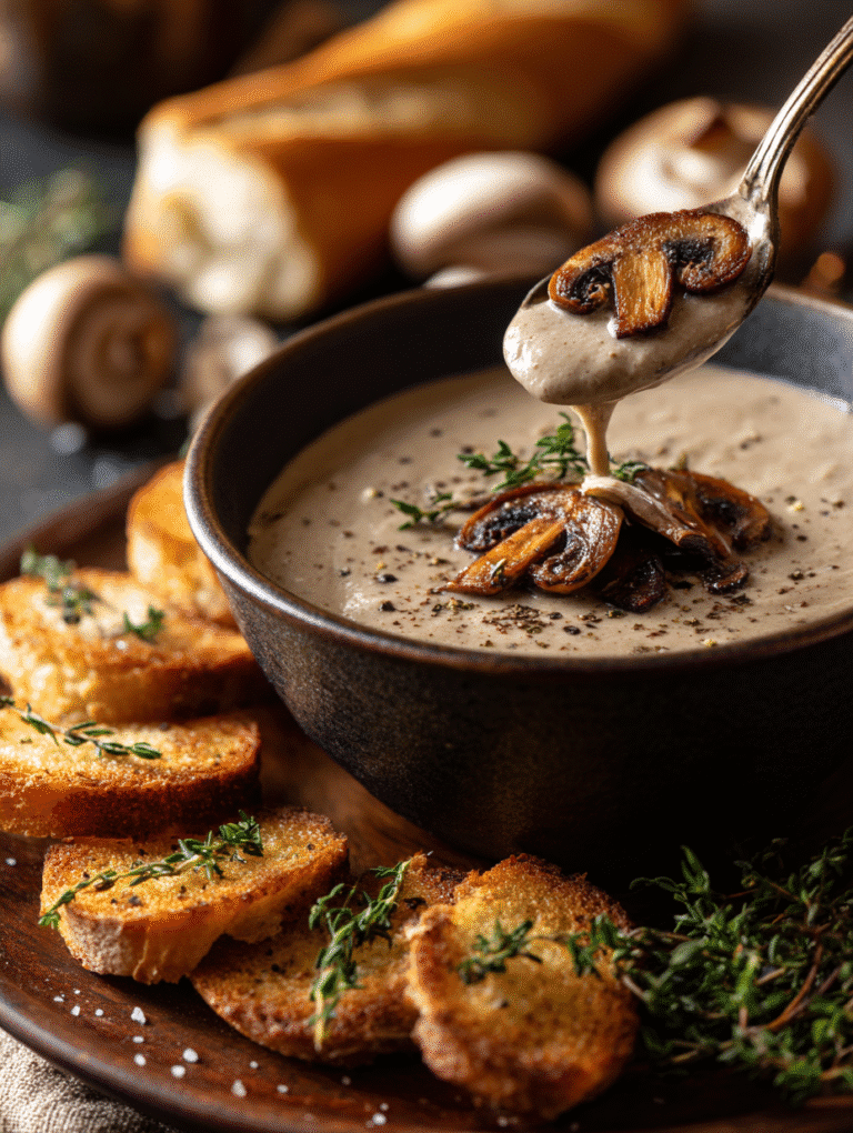 Gluten Free Cream of Mushroom Soup