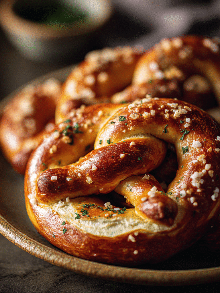 Easy Gluten free soft pretzel recipe